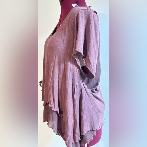 Free People Soft V-Neck Short Sleeve Tee - Picture 5 of 9